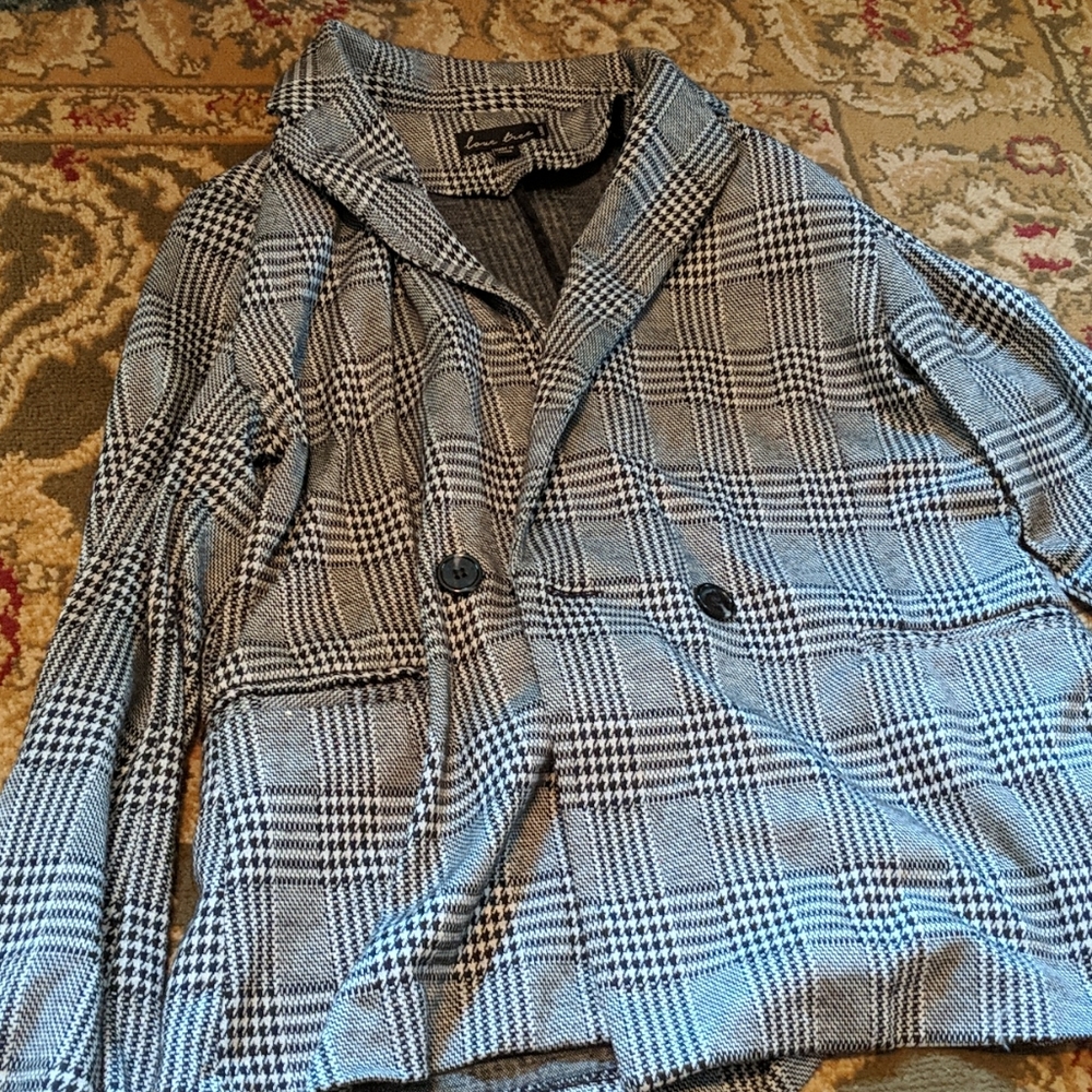 Love Tree Houndstooth Blazer